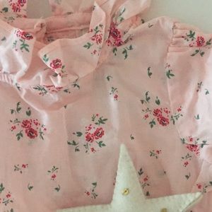 Baby Girl pink floral one piece   ⭐️